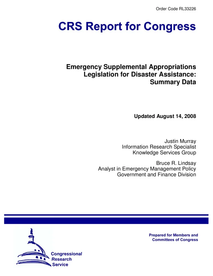 Cover Image for NSRP FY2026 appropriations: Data-Driven Update